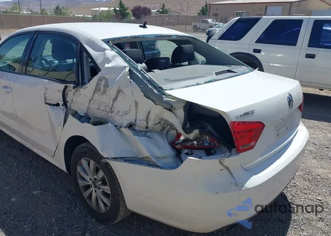 2013 Volkswagen Passat 2.5L S из США, поврежденный, VIN 1VWAP7A33DC041208